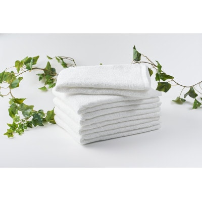 ●【日本製】昔懐かしい、まっ白なバスタオル　5枚セット【1724607】