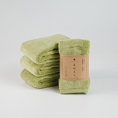 ●「泉州美人」フェイスタオル　柳 4枚セット【1725033】