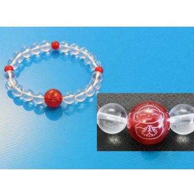 お地蔵様の御利益ブレス  赤めのう【1565429】