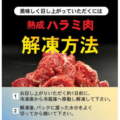 「50年の技が光る」老舗焼肉店の秘伝のタレに漬け込んだハラミ350g4パック　総量1.4k【配送不可地域：離島】【1150431】