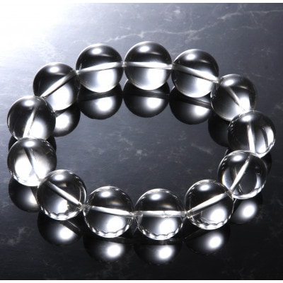 本水晶18mm珠ブレスレット【1696769】