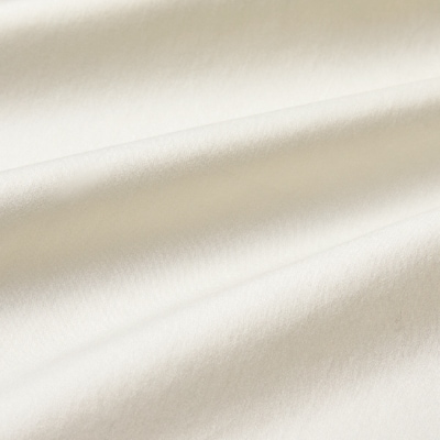 【セミダブル】25cm巾プレミアムボックスシーツ(マットレスカバー)色:パールホワイト　抗菌防臭加工【1210781】