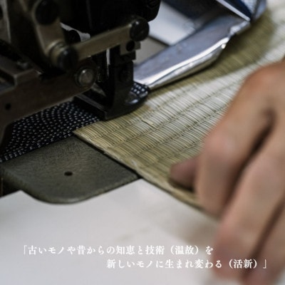 大阪府和泉市　国産　コースター(2個)・鍋敷き(1個)セット　畳　手作り　【色・柄ランダム】【1679549】