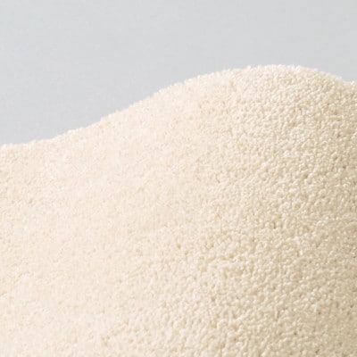 高密度&素足に心地よいソフトタッチ カーペット (サキソニー)アイボリー【140×200cm】【1395816】