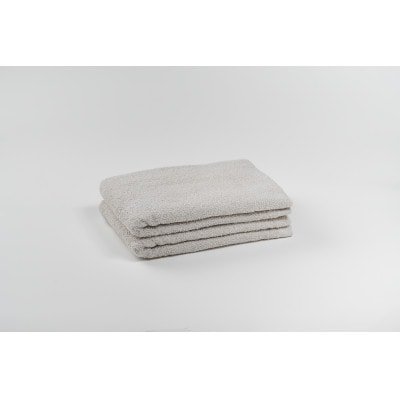 ●【日本製】ホテルスタイル ミニバスタオル　ライトグレー 2枚セット【1724685】