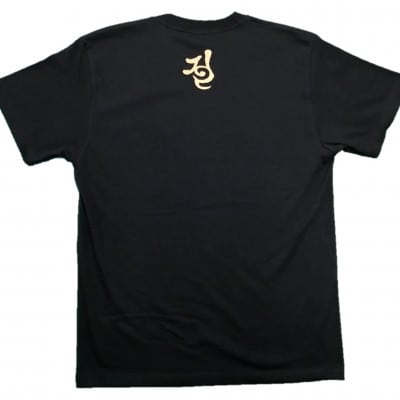 手描きTシャツ 仏画 弁財天 黒 (半袖 Lサイズ)【1615642】