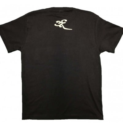 手描きTシャツ 仏画 薬師如来 黒 (半袖 Lサイズ)【1615670】