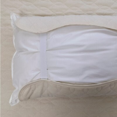 オーガニックコットンの高密度パイル枕パッド2枚組 (50×60cm)IV　OGSK-5060-2P【1418193】