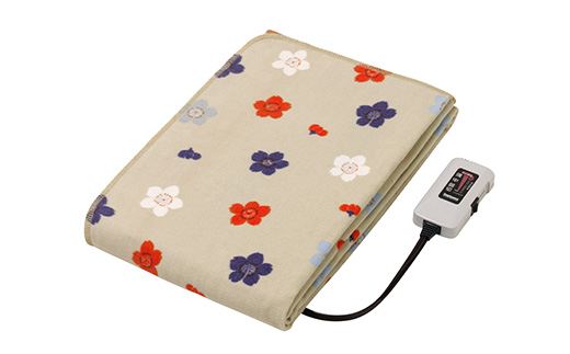 電気綿敷毛布ロング (電気毛布)(約180×80cm)【1608411】