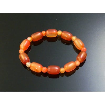 カーネリアンのナツメ型ブレスレット【1677295】
