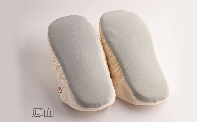 【柔道衣が生んだ快適さ】足に馴染み、洗濯機で洗える2WAYルームシューズ「バブーシュ」（生成｜XLサイズ）