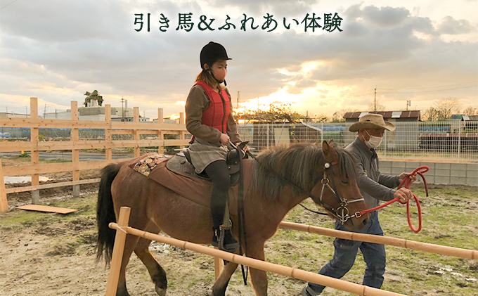 引き馬＆ふれあい体験