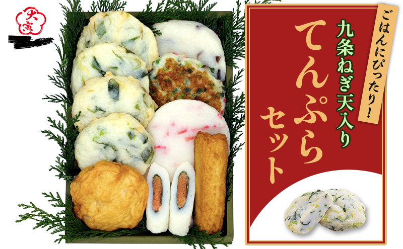 練り物 九条ねぎ天入り ごはんにぴったり 天ぷら 詰め合わせ セット さつま揚げ すり身 揚げ蒲鉾 ねぎ天 九条ねぎ 惣菜 おかず おつまみ つまみ 小腹 おやつ ごはんのお供 魚肉 魚 海産物 海の幸 魚介 魚介類 冷蔵 冷蔵配送 大阪 大阪府 柏原市