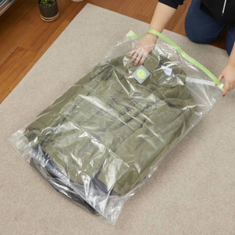 日本製 衣類圧縮袋 スキーウェア・ダウンジャケット用 (2枚入り) 2箱セット