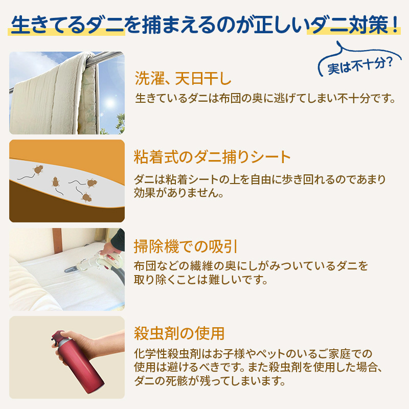 ダニ捕り パック ブラックホール 6個入 ダニ ダニ取り ダニシート