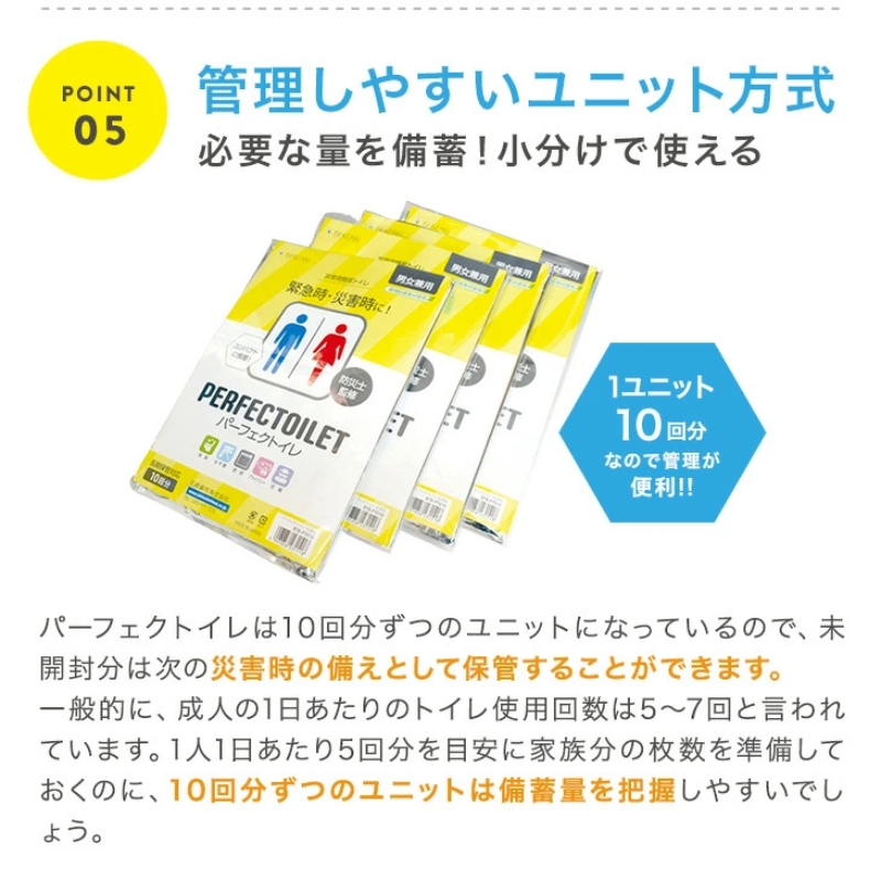 防災 簡易トイレ パーフェクトイレ 40回分 トイレ 災害グッズ 防災グッズ 防災セット 非常用 防災用品 雑貨 日用品 