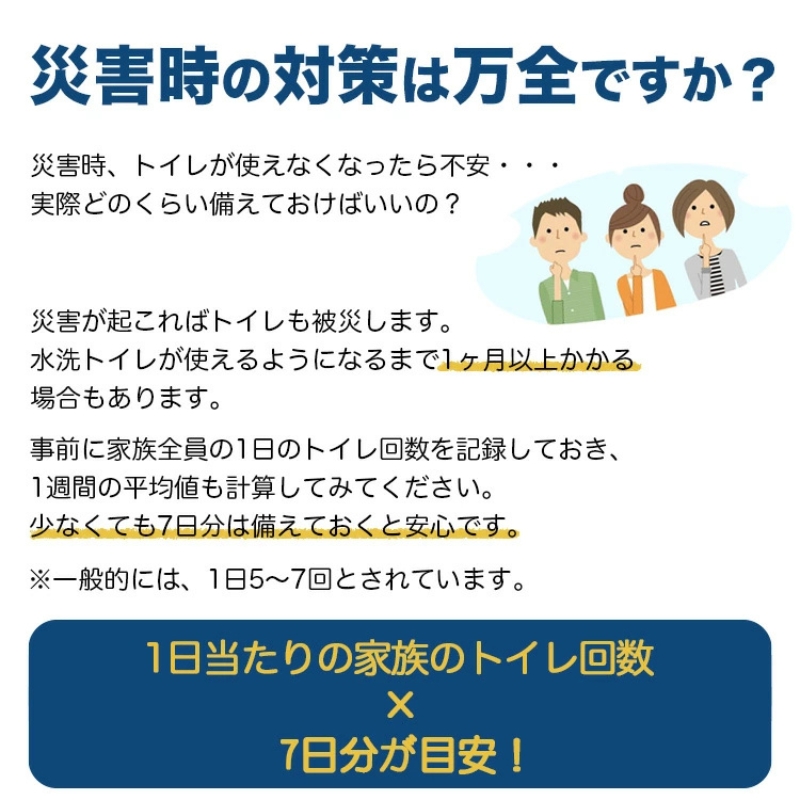 防災 簡易トイレ 200回分 セット シートイレ 防災トイレ