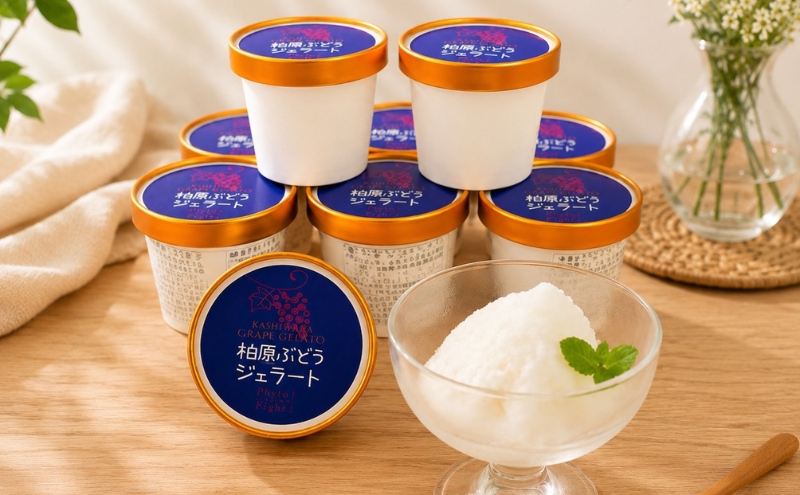 柏原ぶどうジェラート　お菓子 スイーツ デザート アイス