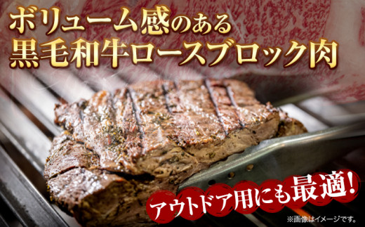 黒毛和牛 ロース ブロック600g エムエスエイ (株)《30日以内に出荷予定(土日祝除く)》大阪府 羽曳野市 送料無料 牛肉 牛 和牛 ブロック肉 ステーキ 肉