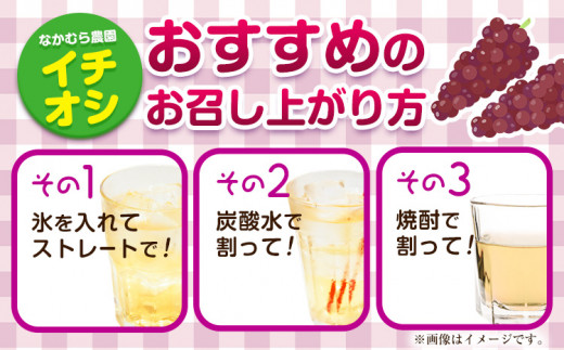 デラウェア ジュース 720ml 3本 有限会社なかむら農園《60日以内に出荷予定(土日祝除く)》大阪府 羽曳野市 ジュース 飲料品 ドリンク ぶどう ブドウ 葡萄 送料無料