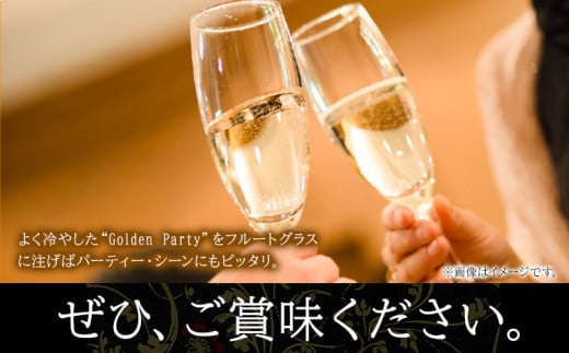 GOLDEN PARTY ゴールデンパーティ 720ml × 1本 スパークリング梅酒 株式会社河内ワイン《30日以内に出荷予定(土日祝除く)》アルコール ワイン 梅酒 酒 大阪府 羽曳野市