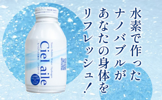 ナノバブル水素水 アルミボトル 約300ml 20本 株式会社ヒロシバ《30日以内に出荷予定(土日祝除く)》大阪府 羽曳野市 送料無料 水素水 肌 美容 健康 水