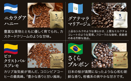 オリジナル ドリップバッグ 10袋 セット アラカルト 株式会社ばいせん工房 珈琲倶楽部《30日以内に出荷予定(土日祝除く)》大阪府 羽曳野市 コーヒー パインアップルハニー カフェドルチェ サンマリノ ニカラグアハニー グアテマラマリアージュ