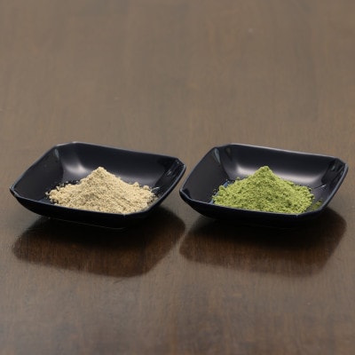 黒ごまきな粉君400g×2袋、大麦若葉入り黒ごまきな粉君200g×2袋セット【1695819】