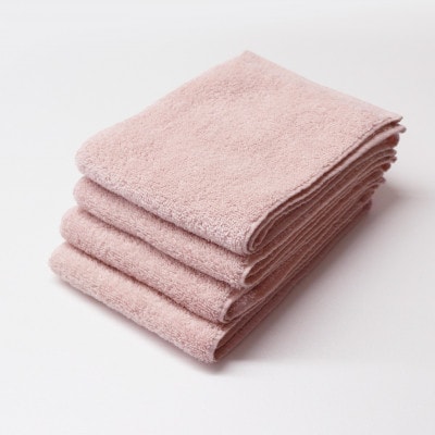 フェイスのハンブンタオル4枚セット(ピンク)【1670182】