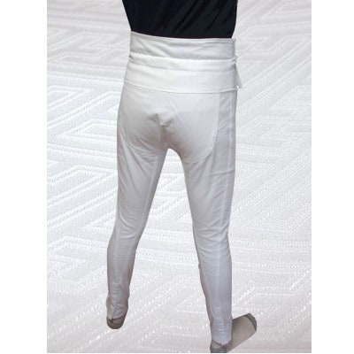 【糸よし】腹当兼用ズボン型股引 (白) S-3サイズ【1696706】