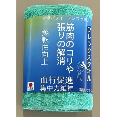 大阪泉州産 フレックスタオル(グリーン)【1669229】