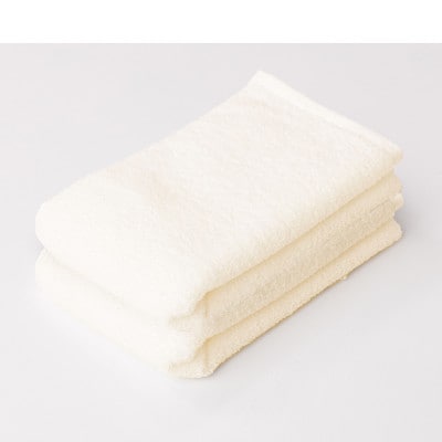 バスのハンブンタオル2枚セット(アイボリー)【1670178】