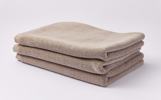 【泉州タオル】ROSHICHI ホテル仕様バスマット3枚セット / ミスティグレー【1719203】