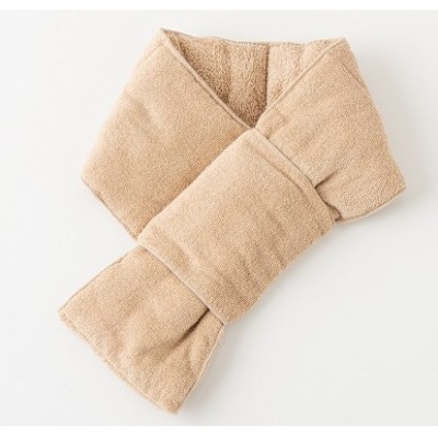 首元ホカホカ ネックウォームマフラー(モカ)【1692454】