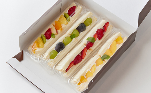 【冷凍4個】フルーツ専門店が作る　季節のフルーツサンド【配送不可地域：離島】【1647216】