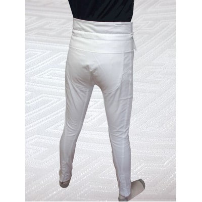 【糸よし】腹当兼用ズボン型股引 (白) Sサイズ【1696714】