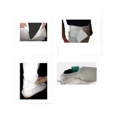 【糸よし】腹当兼用ズボン型股引 (白) LLサイズ【1696720】