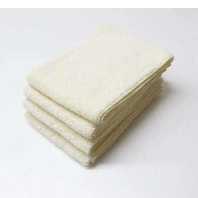 フェイスのハンブンタオル4枚セット(アイボリー)【1670183】