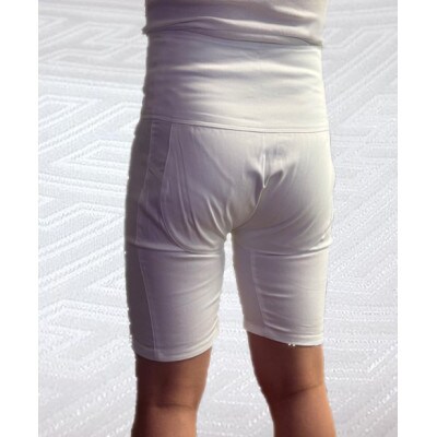 【糸よし】腹当兼用ズボン型半股引 (白)S-3サイズ【1696738】