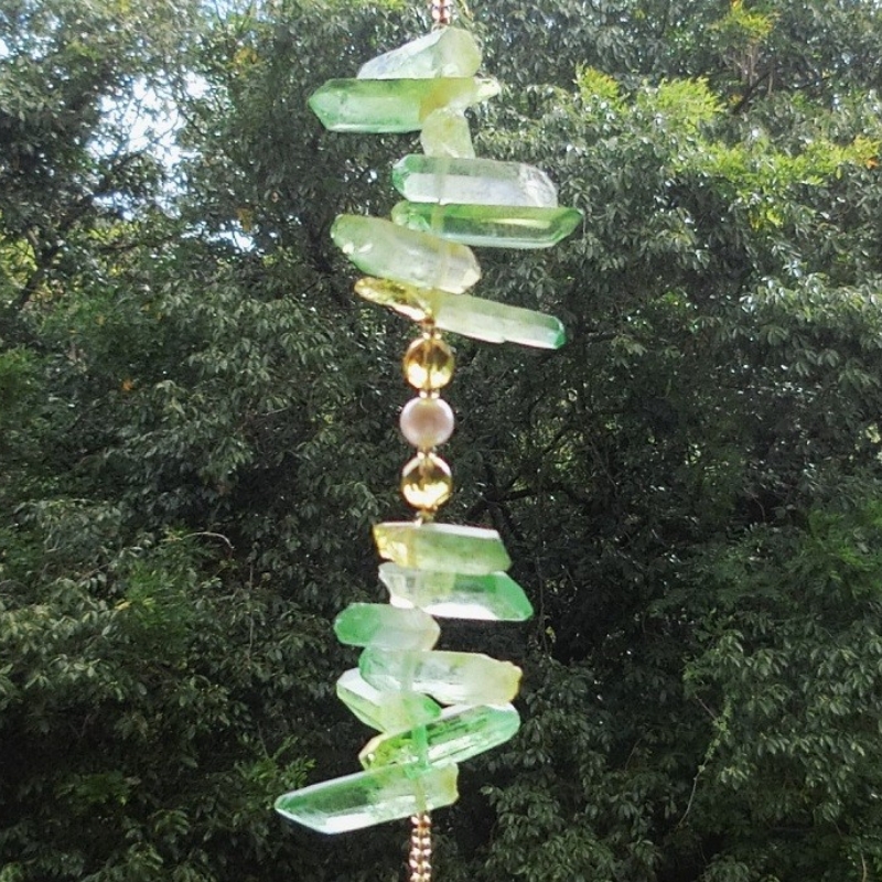 オリジナル天然石サンキャッチャー「Fairy blink～妖精の瞬き～」【007C-051】