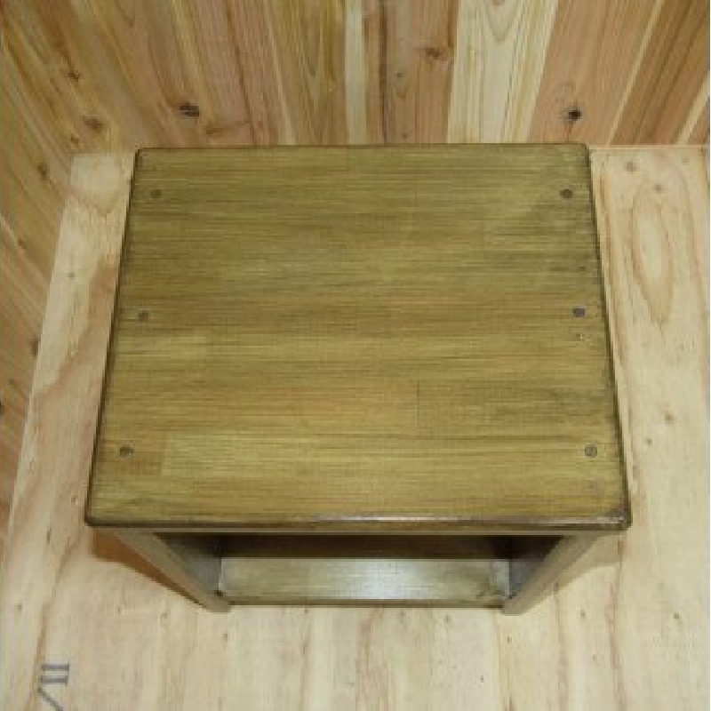 手作り 木製 スツール【007C-087】