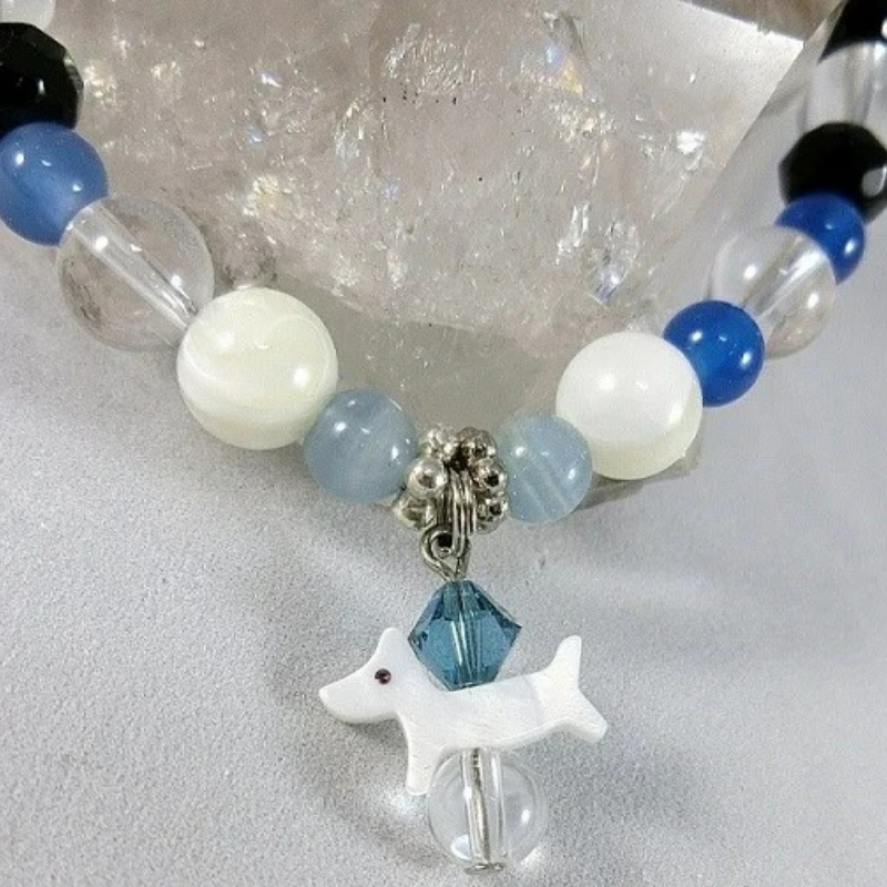 オリジナルブレスレット「犬と散歩」【007D-052】