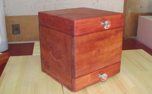 手作り木製 姫鏡台α【007C-096】