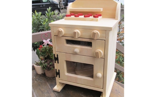 手作り木製 ままごとレンジCVR【007B-089】