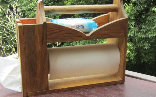 キッチン・アウトドアに便利！ペーパーラック【007C-069】