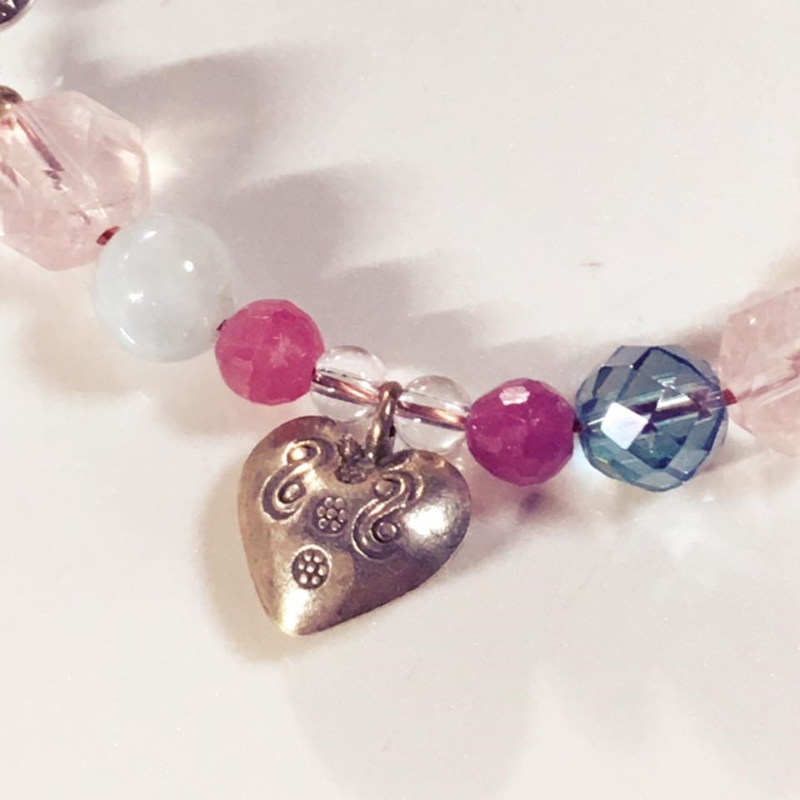 天然石ブレスレット「十字（クロス）」【007B-065】