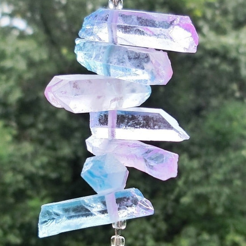 オリジナル天然石サンキャッチャー「Angel light～天使の光～」【007C-050】