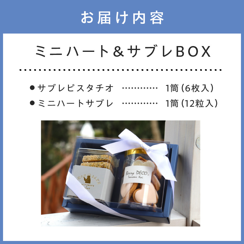 ミニハート＆サブレBOX【100E-002】