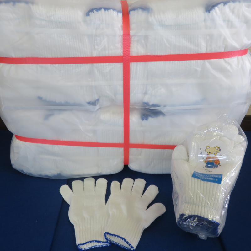 シノ糸で編んだふんわり軍手（Mサイズ）20ダース【096D-002】