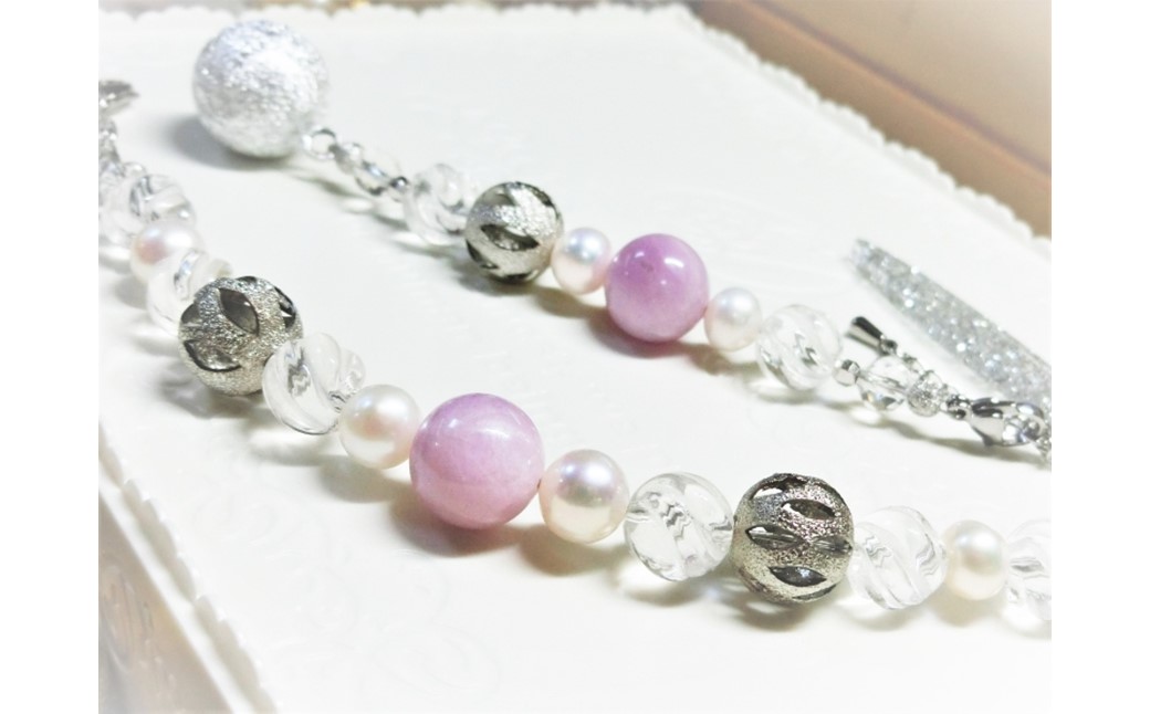 オリジナル根付・羽織紐セット 「純白のプライド」【007B-079】